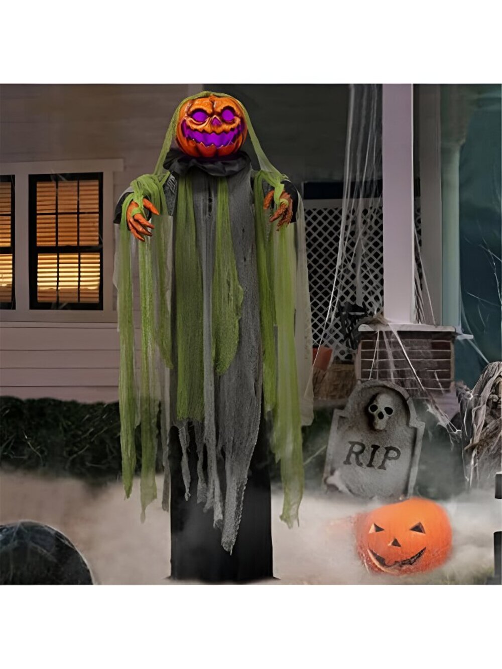 6 Ft Animated Halloween Root of Evil Prop, Halloween Decorations Outdoor
